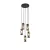 Rábalux 5340 Oberon Beltéri Függeszték barna-borostyán E14 5x MAX 40, IP20