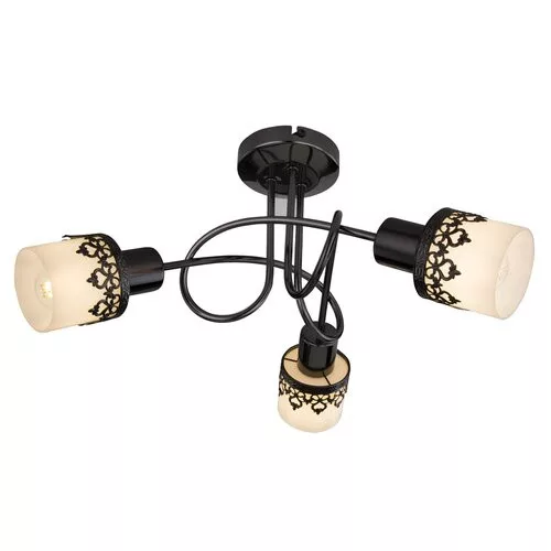 Rábalux 5343 Lacey Beltéri Spotlámpa fekete-fehér E14 3x MAX 40, IP20