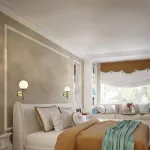 Rábalux 5351 Divina Beltéri Fali lámpa arany-fehér E14 1x MAX 9, IP20