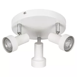   Rábalux 5356 Konrad Beltéri Spotlámpa fehér-fehér GU10 3x MAX 50, IP20