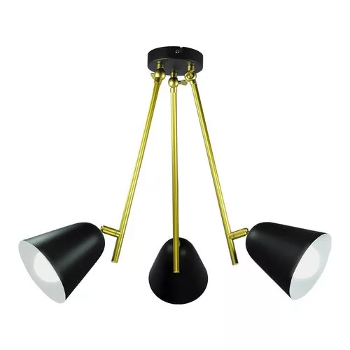 Rábalux 5376 Alder Beltéri Függeszték fekete-fekete E14 3x MAX 40, IP20