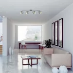 Rábalux 5382 Basil Beltéri Spotlámpa szatin króm-ezüsttölgy E14 4X MAX 10, IP20