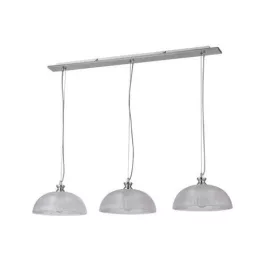   Rábalux 5460 Petrina Beltéri Függeszték szatin króm-átlátszó E27 3x MAX 40, IP20