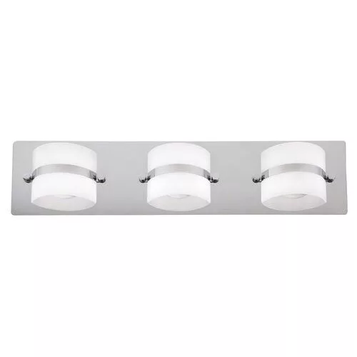 Rábalux 5491 Tony Beltéri Fürdőszobai lámpa króm-opál üveg LED 3x 5, IP44