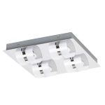 Rábalux 5492 Tony Beltéri Fürdőszobai lámpa króm-opál üveg LED 4x 5, IP44