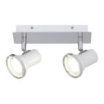 Rábalux 5498 Steve Beltéri Fürdőszobai lámpa fehér-fehér GU10 2x MAX 15, IP44