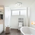 Rábalux 5500 Steve Beltéri Fürdőszobai lámpa fehér-fehér GU10 4x MAX 15, IP44