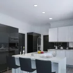 Rábalux 5585 Lois Beltéri Ráépíthető és Beépíthető lámpa króm-fehér LED 12, IP44