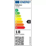 Rábalux 5729 Silas Beltéri Fürdőszobai lámpa bronz-fehér LED 18, IP44