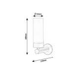 Rábalux 5745 Betty Beltéri Fürdőszobai lámpa bronz-fehér LED 4, IP44