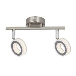   Rábalux 5940 Zora Beltéri lámpa Spotlámpa króm, szatin króm LED 2x 4,5, természetes fehér (3500-5000 K), IP20