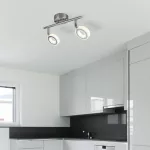 Rábalux 5940 Zora Beltéri lámpa Spotlámpa króm, szatin króm LED 2x 4,5, természetes fehér (3500-5000 K), IP20