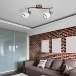 Rábalux 5971 Elite Beltéri Spotlámpa bronz-fehér E14 2x MAX 40, IP20