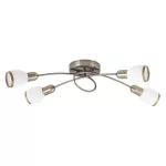 Rábalux 5973 Elite Beltéri Mennyezeti lámpa bronz-fehér E14 4x MAX 40, IP20
