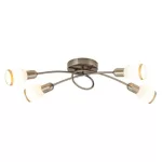 Rábalux 5973 Elite Beltéri Mennyezeti lámpa bronz-fehér E14 4x MAX 40, IP20