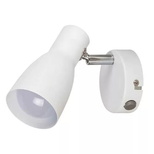 Rábalux 6025 Ebony Beltéri Spotlámpa fehér-fehér E27 1x MAX 20, IP20