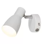 Rábalux 6025 Ebony Beltéri Spotlámpa fehér-fehér E27 1x MAX 20, IP20