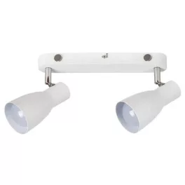   Rábalux 6027 Ebony Beltéri Spotlámpa fehér-fehér E27 2x MAX 20, IP20