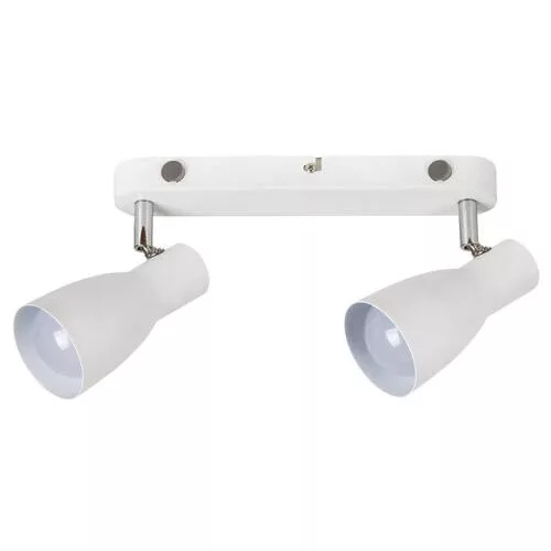 Rábalux 6027 Ebony Beltéri Spotlámpa fehér-fehér E27 2x MAX 20, IP20