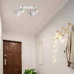 Rábalux 6027 Ebony Beltéri Spotlámpa fehér-fehér E27 2x MAX 20, IP20