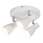 Rábalux 6028 Ebony Beltéri Spotlámpa fehér-fehér E27 3x MAX 20, IP20