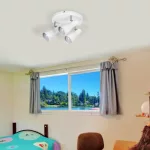 Rábalux 6028 Ebony Beltéri Spotlámpa fehér-fehér E27 3x MAX 20, IP20
