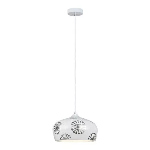 Rábalux 6049 Ginger Beltéri Függeszték ezüst-fehér E14 1x MAX 40, IP20
