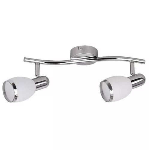 Rábalux 6061 Elite Beltéri Spotlámpa króm-fehér E14 2x MAX 40, IP20