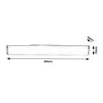 Rábalux 6270 Danton Beltéri Fürdőszobai lámpa króm-fehér LED 14, IP44