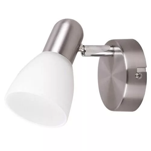 Rábalux 6301 Soma Beltéri Spotlámpa szatin króm-fehér E14 1x MAX 40, IP20