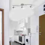 Rábalux 6303 Soma Beltéri Spotlámpa szatin króm-fehér E14 3x MAX 40, IP20