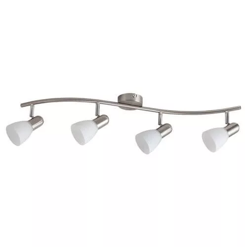 Rábalux 6304 Soma Beltéri Spotlámpa szatin króm-fehér E14 4x MAX 40, IP20