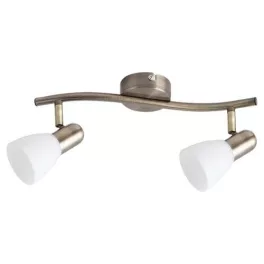   Rábalux 6307 Soma Beltéri Spotlámpa bronz-fehér E14 2x MAX 40, IP20