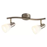 Rábalux 6307 Soma Beltéri Spotlámpa bronz-fehér E14 2x MAX 40, IP20