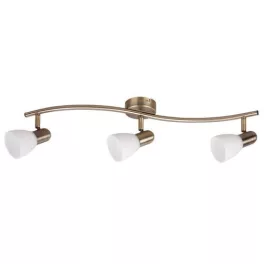   Rábalux 6308 Soma Beltéri Spotlámpa bronz-fehér E14 3x MAX 40, IP20