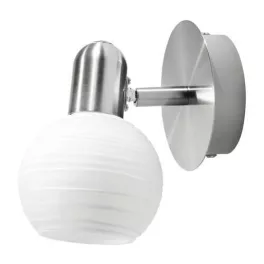   Rábalux 6341 Aurel Beltéri Spotlámpa szatin króm-fehér mintás E14 1x MAX 40, IP20
