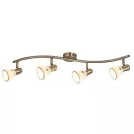 Rábalux 6359 Art flower Beltéri Spotlámpa bronz-fehér mintás E14 4x MAX 40, IP20