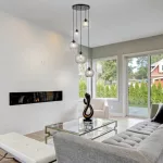 Rábalux 6440 Tanesha Beltéri Függeszték fekete-füstszínű E27 5x MAX 40, IP20