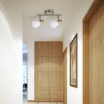 Rábalux 6487 Gavin Beltéri Spotlámpa szatin króm-fehér E14 2x MAX 40, IP20