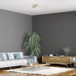 Rábalux 6590 Ashton Beltéri Mennyezeti lámpa szatin króm-fehér LED 24, IP20