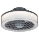 Rábalux 6857 Dalfon Beltéri Mennyezeti ventilátoros lámpa szürke-átlátszó LED 30, IP20
