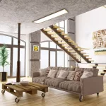 Rábalux 6909 Almond Beltéri Mennyezeti lámpa bükk-fehér LED 40, IP20