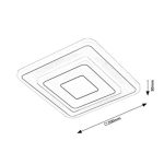 Rábalux 6960 Taneli Beltéri Fali lámpa fehér-fehér LED 12, IP20