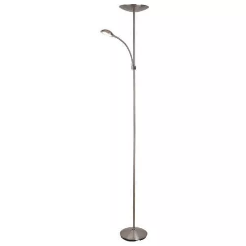 Rábalux 7006 Vlasta Beltéri Állólámpa szatin króm- LED 18 LED 5, IP20