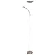 Rábalux 7006 Vlasta Beltéri Állólámpa szatin króm- LED 18 LED 5, IP20