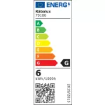 Rábalux RBL70100 LiTrack Line01W Sínrendszer Sínes lámpák fekete, fehér LED 6 IP20