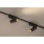Rábalux RBL70103 LiTrack Spot01W Sínrendszer Sínes spotok fekete, átlátszó LED 6 IP20