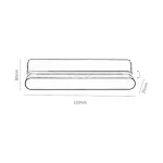 Rábalux RBL70106 LiTrack Line13W Sínrendszer Sínes lámpák fekete, fehér LED 12 IP20