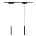 Rábalux RBL70110 LiTrack Pend.04W Sínrendszer Sínes függesztékek fekete, átlátszó LED 5 IP20