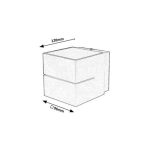 Rábalux 7017 Kaunas Beltéri Fali lámpa matt fekete- G9 1x MAX 10, IP20